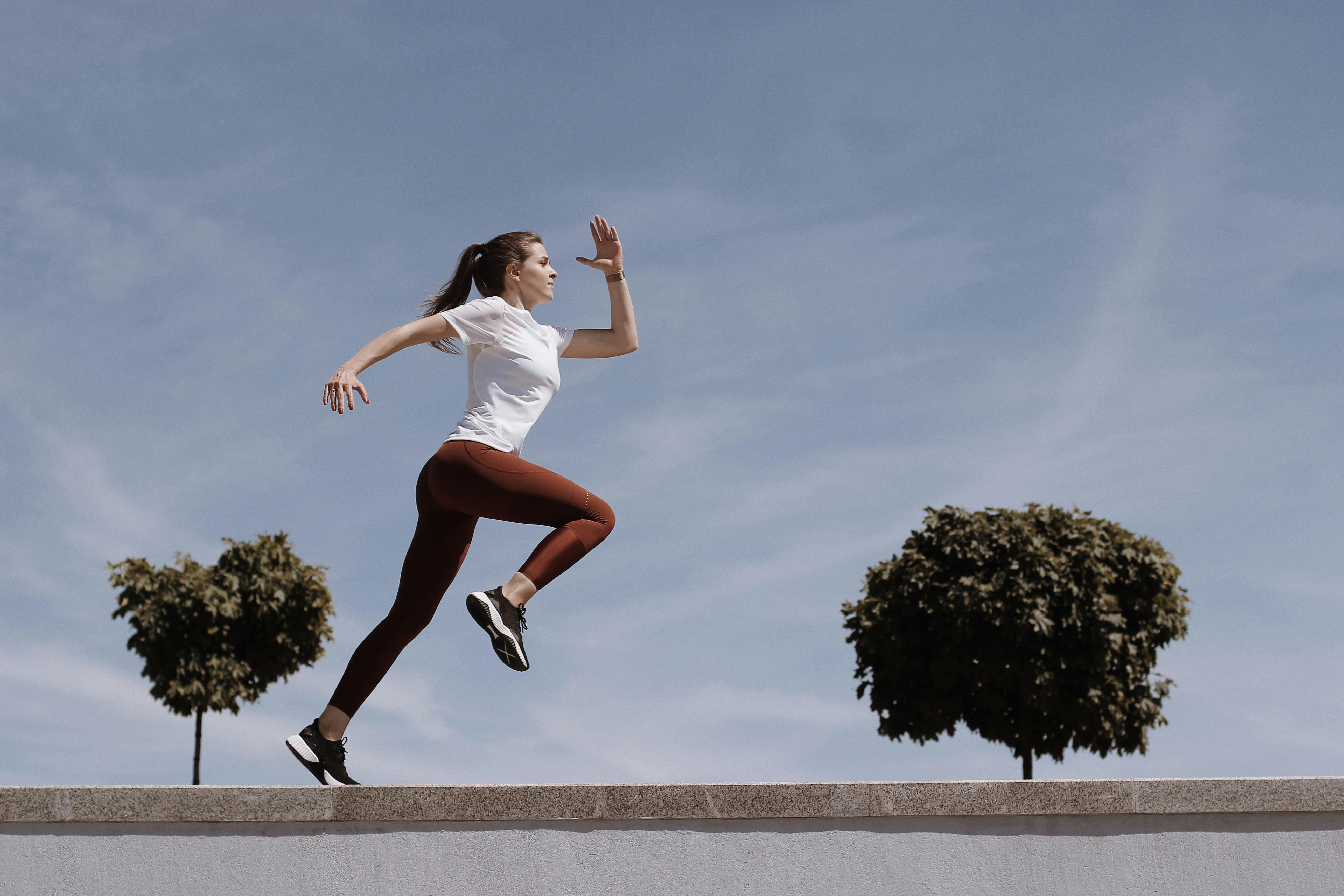 Runner in an ultra-marathon event